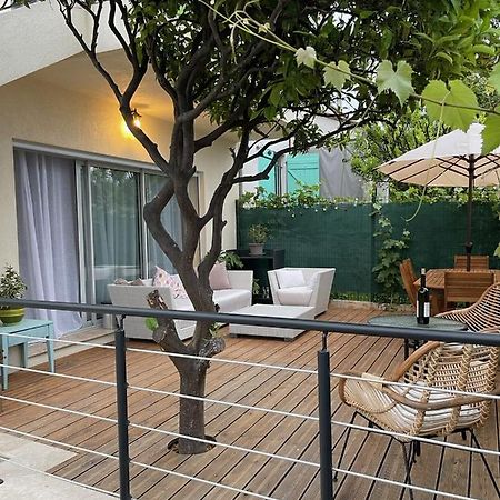 2 Pieces En Rdjardin Avec 2 Grands Terrasses Antibes Exterior foto